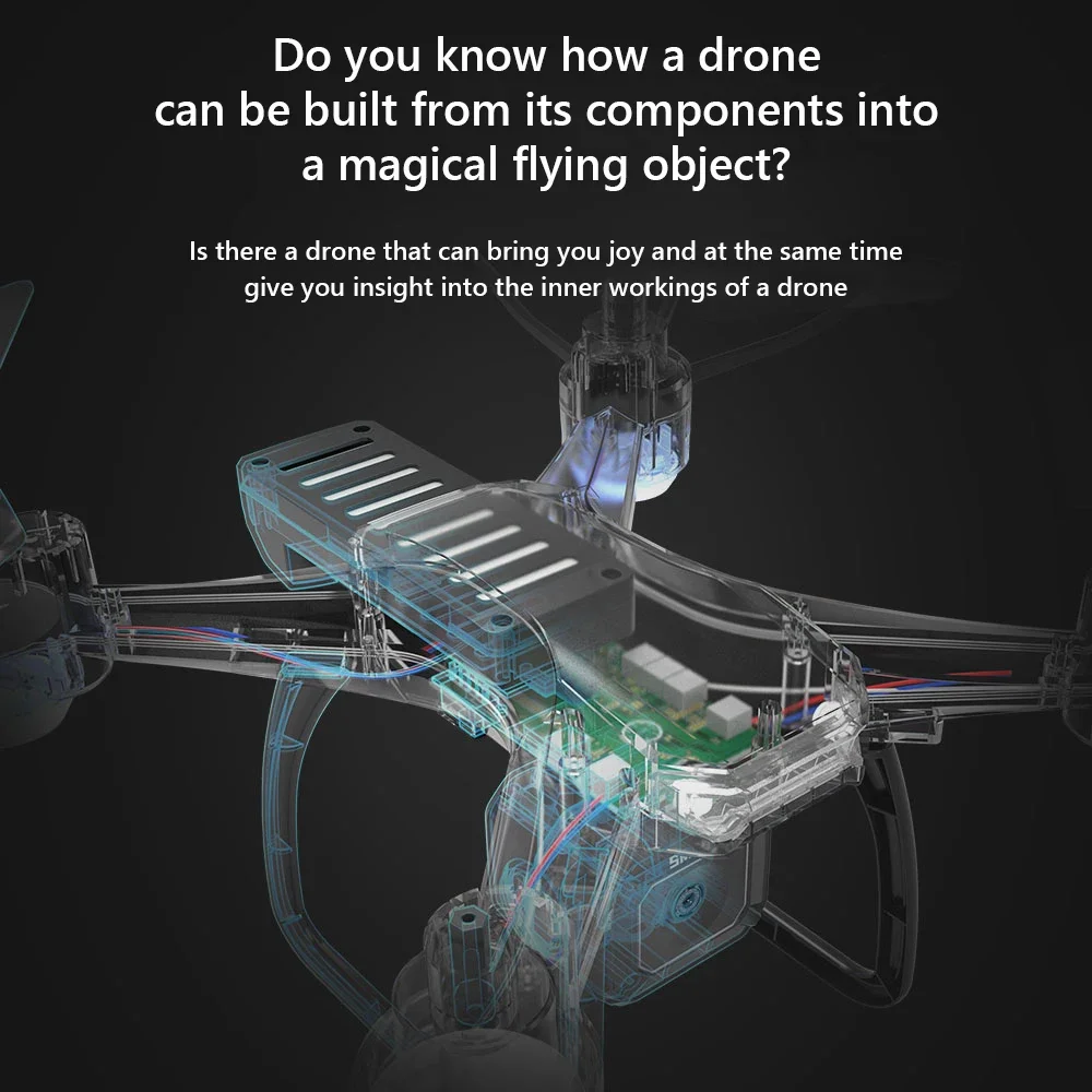 JJRC H108 DIY Teaching Assembl - Drone Camera Hd ulasan dan harga