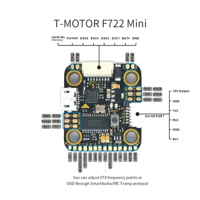 T-Motor MINI F7 FC & F45A   ES - Betaflight Fc F7 ulasan dan harga